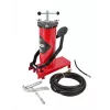 AWTOOLS AW15940 Pompka nożna - jednocylindrowa, 10 BAR, manometr analogowy, stalowa rama, czarno-srebrna