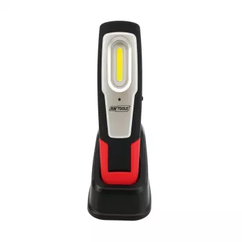 AWTOOLS AW17600 COB LED lampa robocza latarka z podstawą magnetyczną i obrotowym hakiem