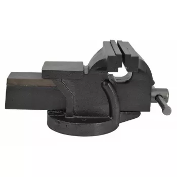 AWTOOLS AW24203 Imadło stołowe z obrotową podstawą, szerokość szczęk 100 mm, żeliwo, niebieski