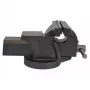 AWTOOLS AW24203 Imadło stołowe z obrotową podstawą, szerokość szczęk 100 mm, żeliwo, niebieski
