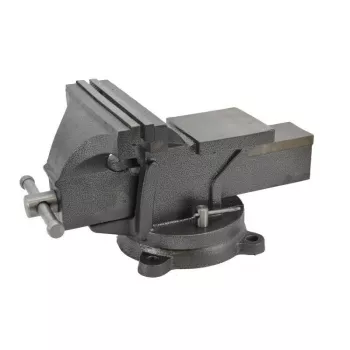 AWTOOLS AW24207 Imadło ślusarskie obrotowe 100mm żeliwne z kowadłem