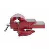 AWTOOLS AW24226 Imadło ślusarskie obrotowe 125mm z kowadłem i wymiennymi hartowanymi szczękami