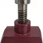 Imadło stołowe AWTOOLS AW24307, szerokość szczęk 100 mm, żeliwna podstawa stała z kowadełkiem