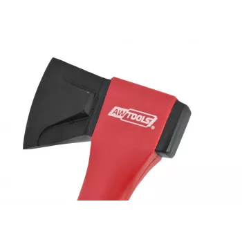 AWTOOLS AW33035BL Uniwersalny topór 600g, głowica ze stali wysokowęglowej, uchwyt z włókna szklanego, 360mm, niebieski/czarny