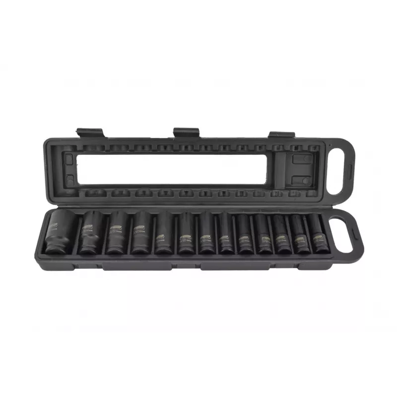Zestaw nasadek AWTOOLS AW38690BL, 172 elementy, chromowo-wanadowy, z grzechotkami 1/4 inch, 3/8 inch, 1/2 inch, 72 zęby, E-Torx, bity i walizka formowana