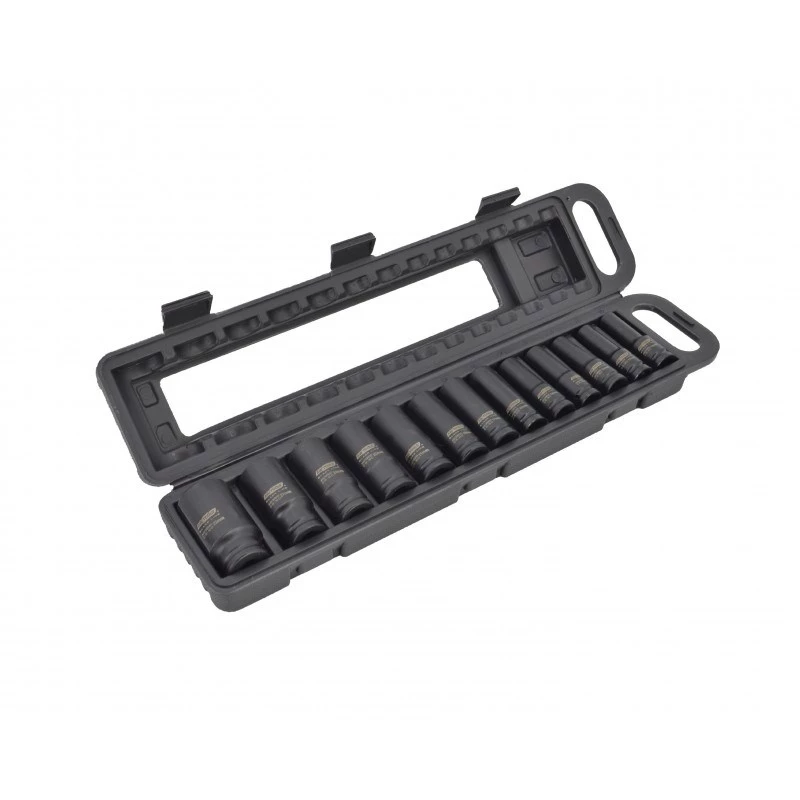 Zestaw nasadek AWTOOLS AW38690BL, 172 elementy, chromowo-wanadowy, z grzechotkami 1/4 inch, 3/8 inch, 1/2 inch, 72 zęby, E-Torx, bity i walizka formowana