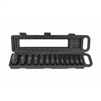 Zestaw nasadek AWTOOLS AW38690BL, 172 elementy, chromowo-wanadowy, z grzechotkami 1/4 inch, 3/8 inch, 1/2 inch, 72 zęby, E-Torx, bity i walizka formowana