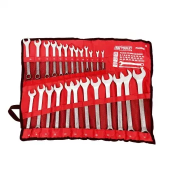 AWTOOLS AW39818 18 mm Klucz płasko-oczkowy, stal chromowo-wanadowa