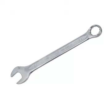 AWTOOLS AW40046 46 mm Klucz oczkowo-płaski, stal chromowo-wanadowa, 12-punktowy, DIN 3113