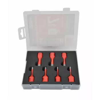 AWTOOLS AW47307 7-Częściowy Zestaw Wierteł Krętych HSS DIN 338 – 2-10mm do Metalu, Drewna i Tworzyw Sztucznych