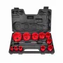 AWTOOLS AW49661 Bimetalowa piła otworowa 60 mm z zębami o zmiennym skoku do metalu, drewna, tworzyw sztucznych, płyt gipsowo-kartonowych i suchej zabudowy