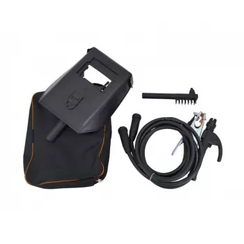 AWTOOLS AW50507BL Auto-Darkening Welding Helmet z ogniwem słonecznym i baterią litową, odcień 9-13, pole widzenia 92x42 mm