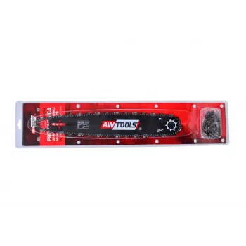 Łańcuch do pilarki AWTOOLS AW80155 14 cali, półdłutowy, podziałka 3/8 cala, prowadnica 1,3 mm, 52 ogniwa napędowe
