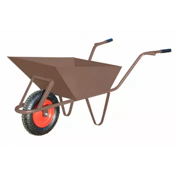 AWTOOLS Taczka budowlana 85L 1,5mm Brązowa z osłoną koła