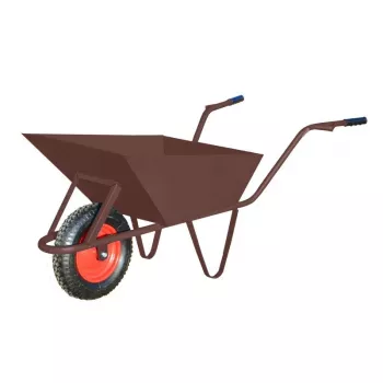 AWTOOLS Taczka budowlana 85L 1,5mm Brązowa z osłoną koła