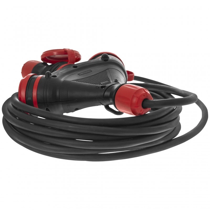 AWTOOLS EXTREME Przedłużacz 10m 3x1.5mm² 3 gniazda IP54 16A/4000W