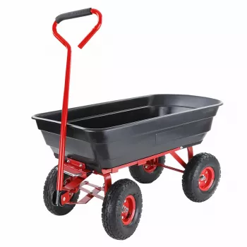 AWTOOLS Wózek ogrodowy / wywrotka 4-kołowa 75L