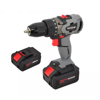 AWTOOLS HOOZAR Wiertarko-wkrętarka udarowa akumulatorowa 18V 2x4.0Ah 60Nm CD60BL-M2