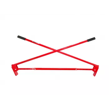 Zacisk do kostki brukowej AWTOOLS z równoległym chwytem, rozwarcie szczęk 100-400 mm, udźwig 100 kg, stal, dla dwóch osób