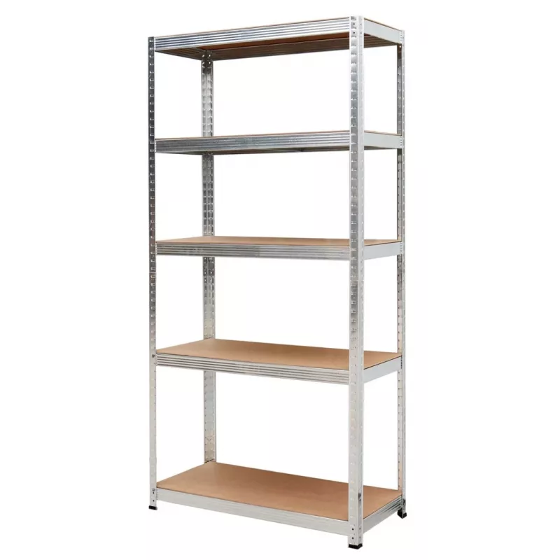 AWTOOLS Shelf Rack 5 Shelves 180x90x40 cm Load 250 kg per Shelf 5.0 mm Galvanized Steel