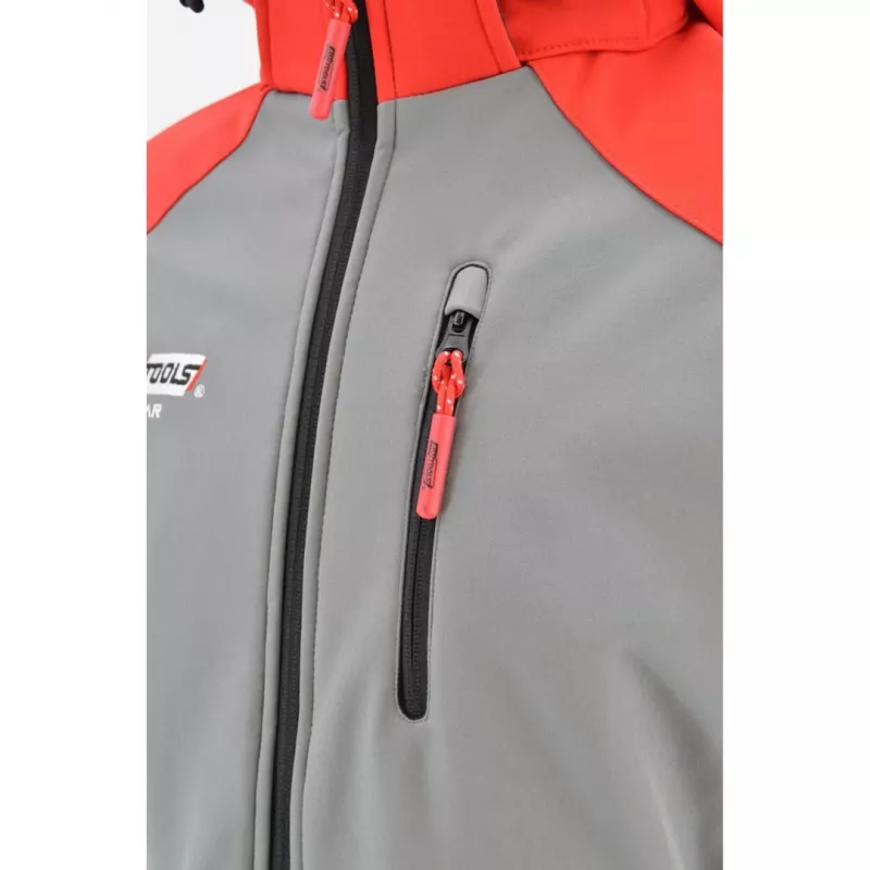 AWTOOLS Kurtka softshellowa Bluza T4 Czerwono-Szary L