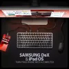 AXAGON HMC-KB-US Klawiatura USB-C z hubem 9-w-1, US QWERTY, 4K HDMI, Gigabit LAN, czytnik kart, 0.6m