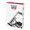 AXAGON STND-L Podstawka pod notebook 10-16 cali Aluminiowa Składana Regulowana wysokość Srebrna