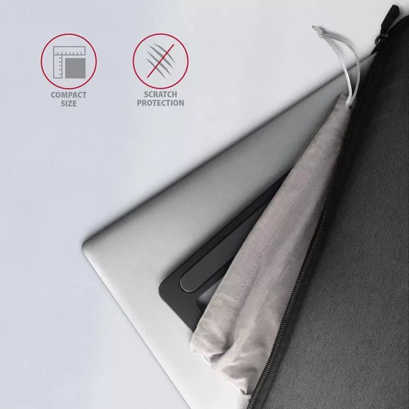 AXAGON STND-L Podstawka pod notebook 10-16 cali Aluminiowa Składana Regulowana wysokość Srebrna