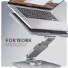 AXAGON STND-LR 360° Obrotowa aluminiowa podstawka pod laptopa dla laptopów 10 inch-17 inch, srebrna