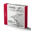AXAGON STND-LR 360° Obrotowa aluminiowa podstawka pod laptopa dla laptopów 10 inch-17 inch, srebrna