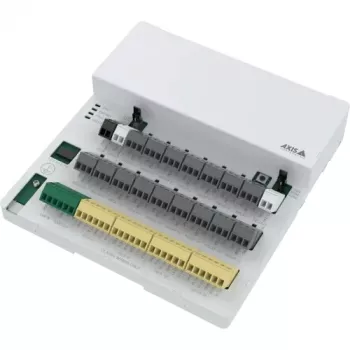 AXIS A9920 Moduł rozszerzeń I/O – 8 konfigurowalnych portów, RS485, montaż na szynie DIN