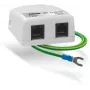 AXON NET PROTECTOR Ochronnik przepięciowy do Gigabit Ethernet, RJ45, ochrona 8-żyłowa, montaż naścienny, obudowa metalowa