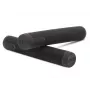 Aztek Lite Grips Ruby - TPR Żebrowane Chwyty do Hulajnogi z Zatyczkami (Para)