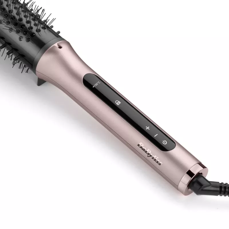 BaByliss HSB200E Volume Boost Podgrzewana Szczotka Prostująca – Ciepły Róż