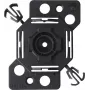 Bachmann 375.542 Jednomodułowa płytka montażowa 50x50 mm, czarna