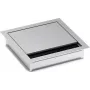 BACHMANN Kwadratowa przelotka kablowa aluminiowa, srebrna anodowana, 80x80mm, uszczelka szczotkowa, wpuszczana, seria 930 5073741