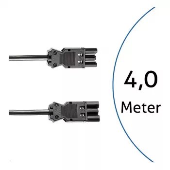 BACHMANN GST18i3 Przedłużacz zasilający 4m Czarny