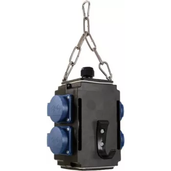 Bachmann POWERCUBE trójfazowy rozdzielacz zasilania, 4x gniazda CEE 16A, 11 kW, wejście 32A 349.300
