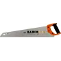 Bahco piła ręczna 16-calowa Hardpoint z zębami XT, 7/8 TPI, ergonomiczny uchwyt dwumateriałowy, powłoka ochronna przed rdzą, do drewna, płyty wiórowej i sklejki (08NP16U78HP)