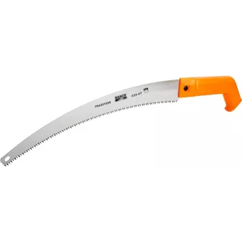 Piła do przycinania Bahco 340-6T z 360 mm ostrzem chromowanym twardym, zębami XT, 6 TPI, ergonomicznym dwuskładnikowym uchwytem, pomarańczowa