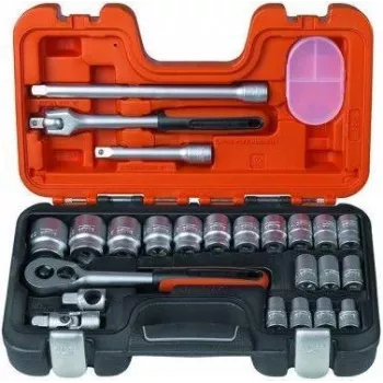 Bahco S240 24-częściowy zestaw nasadek z napędem 1/2 inch (10-32 mm)