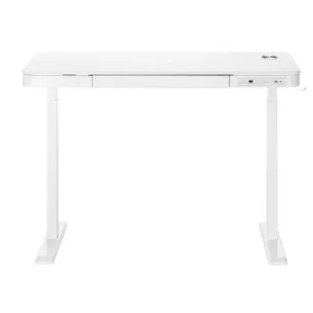 BALDER II Electric Standing Desk White 1400x700mm Dual Motor
