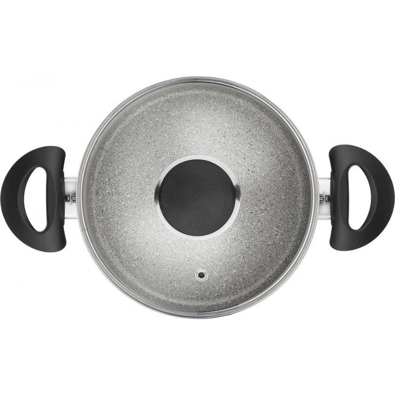 Patelnia BALLARINI Ferrara 20 cm z 4 mm dnem, powłoka nieprzywierająca Titanium Mineralia, kompatybilna z indukcją, uchwyt Soft-touch
