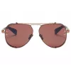 BALMAIN BPS-125E-62 Okulary przeciwsłoneczne pilot męskie Gunmetal Grey 62mm