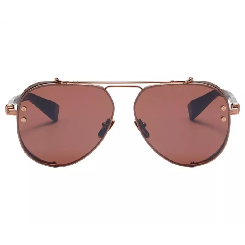 BALMAIN BPS-125E-62 Okulary przeciwsłoneczne pilot męskie Gunmetal Grey 62mm