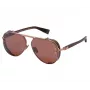BALMAIN BPS-125E-62 Okulary przeciwsłoneczne pilot męskie Gunmetal Grey 62mm