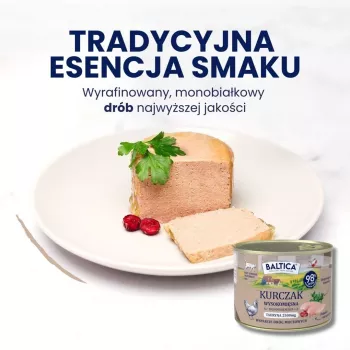 BALTICA Smaki Regionów Karma dla kota dorosłego z kurczakiem 400g