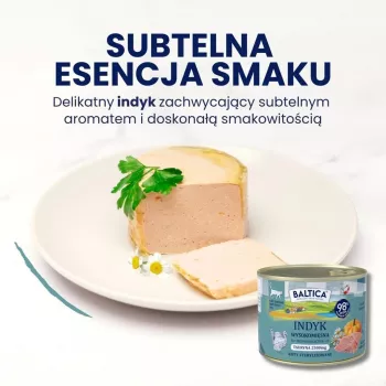BALTICA Smaki regionów Turkey Mono - Mokra karma dla kota - 400g