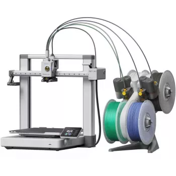 Drukarka 3D BambuLab A1 Combo z AMS Lite, FDM, 256x256x256mm, 500mm/s, Wi-Fi, Czarny