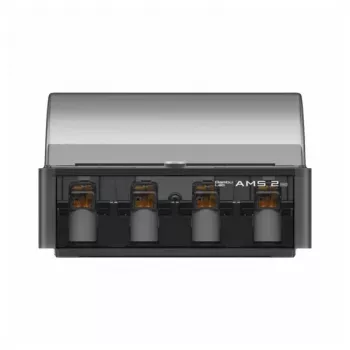BambuLab AMS 2 Pro Automatyczny system materiałowy do drukarek 3D Bambu Lab, drukowanie wielokolorowe z 4 szpul, detekcja filamentu RFID, kontrola wilgotności, Czarny